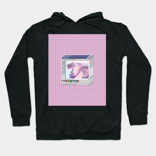 Vaporwave Aesthetic MS Paint Hoodie by XOXOX